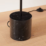 Load image into Gallery viewer, Alessora Sphere Stem Floor Lamp – Metal Frame Marble Base Elegant Lighting
