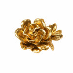 Carica l'immagine nella visualizzazione Galleria, Budding Flower brass cabinet handle, single hole