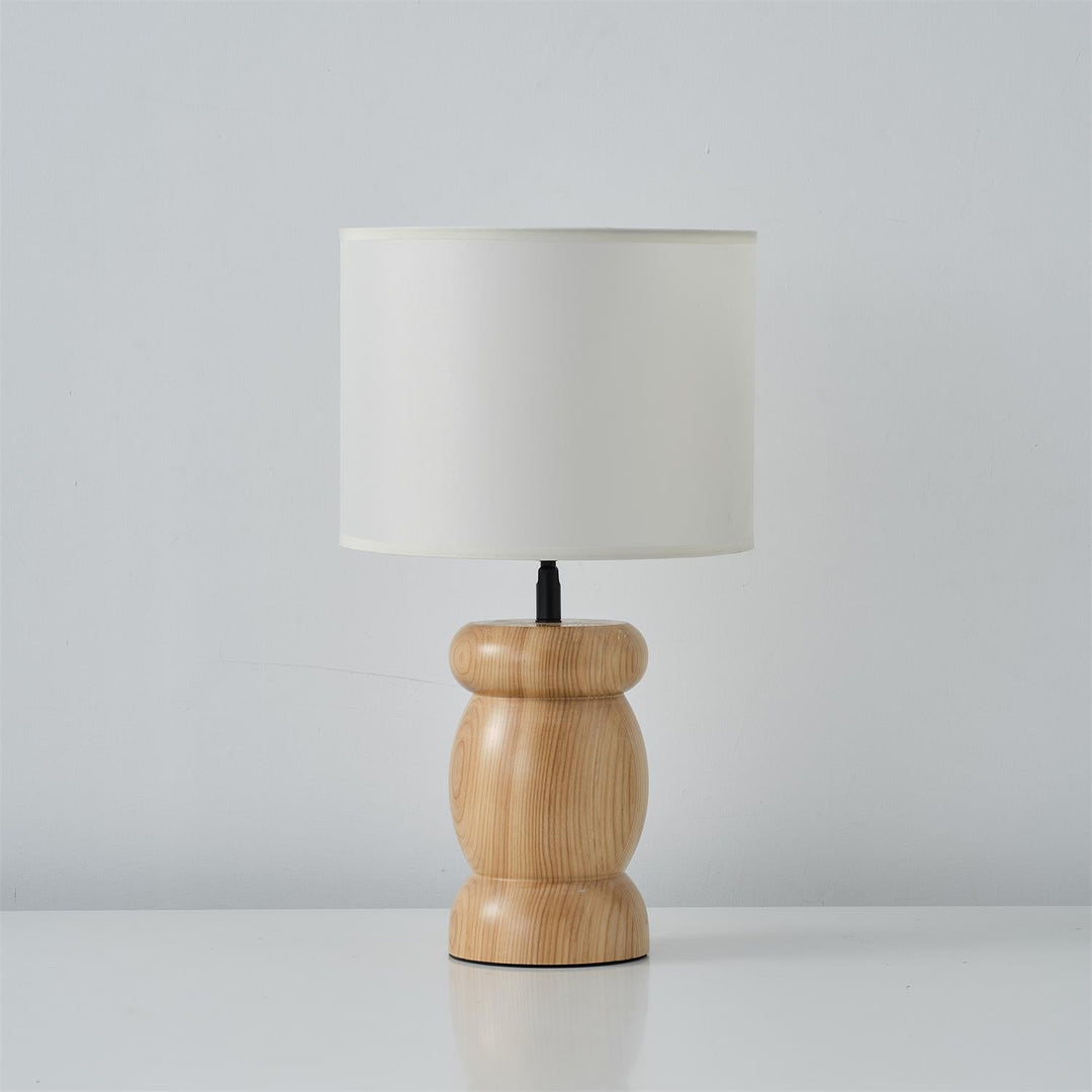 Kieselholz Tischlampe