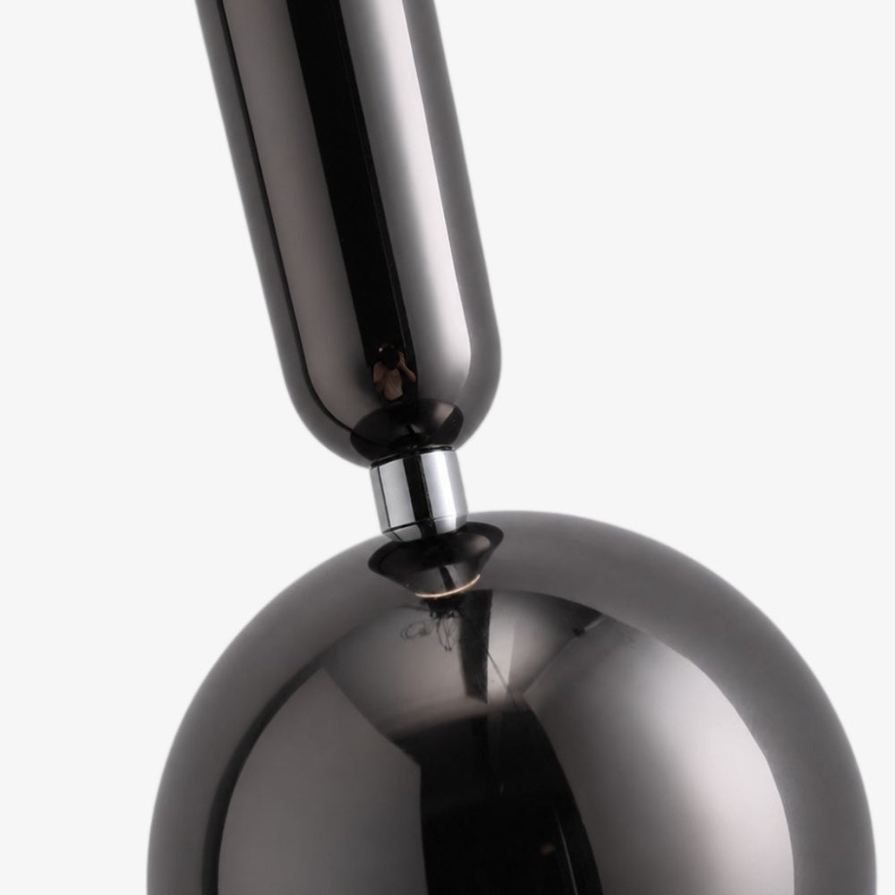 Veridia Modern Adjustable Slim Pendant Light - Metal Acrylic Hanging Lamp for Bedroom and Hallway