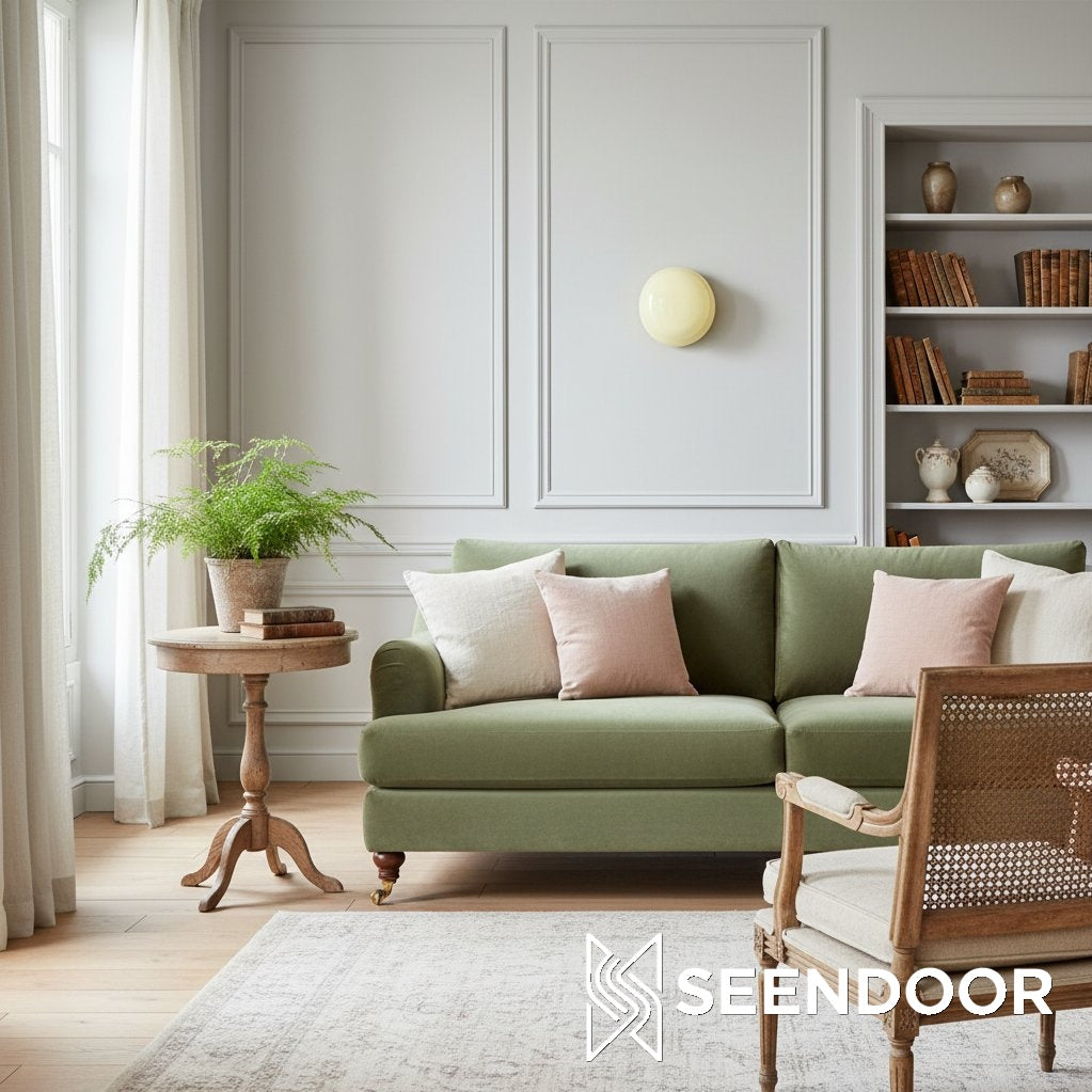 Coloria Circular Glass – Modern Wall Lamp for Living Room & Hallway