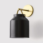 Load image into Gallery viewer, Hanton Modern Minimalist Brass and Glass Sconce – Damp Rated for Bathrooms
