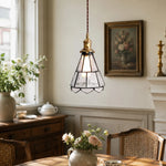 Cargar imagen en el visor de la Galería, French country ripple glass light fixture