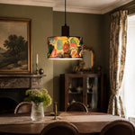 Cargar imagen en el visor de la Galería, Fabric drum pendant light 22