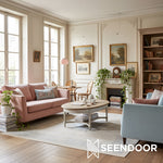 Load image into Gallery viewer, Clinco Layered Glass Sphere Floor Lamp for Living Room &amp; Bedroom
