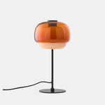 Load image into Gallery viewer, Clinco Colored Glass Table Lamp – Retro Mushroom Shade for Bedroom
