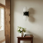Load image into Gallery viewer, Tierlux Glass Art Deco Wall Sconce - Glass Frosted Globes with Skyscraper Globe
