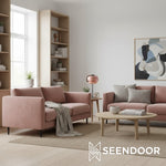 Load image into Gallery viewer, Clinco Colored Glass Table Lamp – Retro Mushroom Shade for Bedroom
