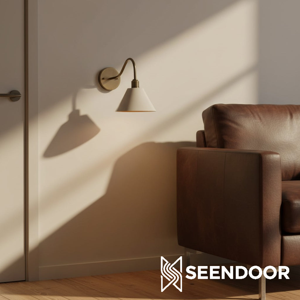 Penia Moderne Klassieke Industriële Afgeschuinde Wandlamp