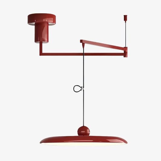Swinglo Schommelarm Hanglamp - Verstelbaar Schijfontwerp Hanglamp voor Eetkamer N65