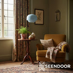 Load image into Gallery viewer, Clinco Dual-Layer Nested Metal Shades Colorful Pendant Light for Dining &amp; Entryway
