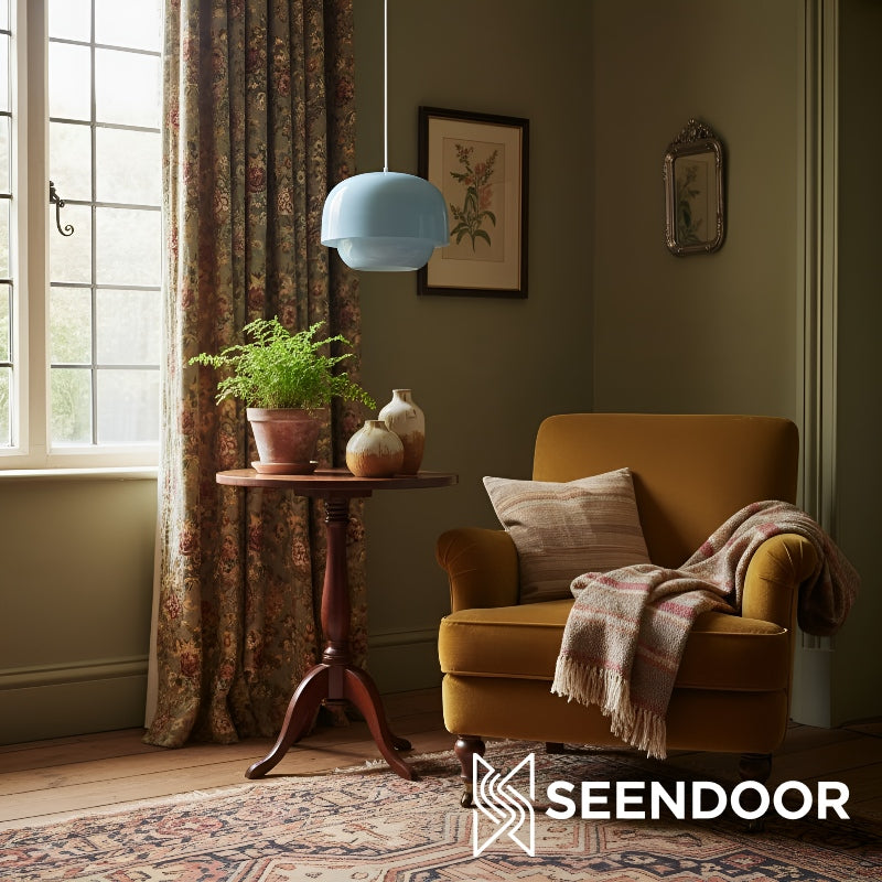 Clinco Dual-Layer Nested Metal Shades Colorful Pendant Light for Dining & Entryway