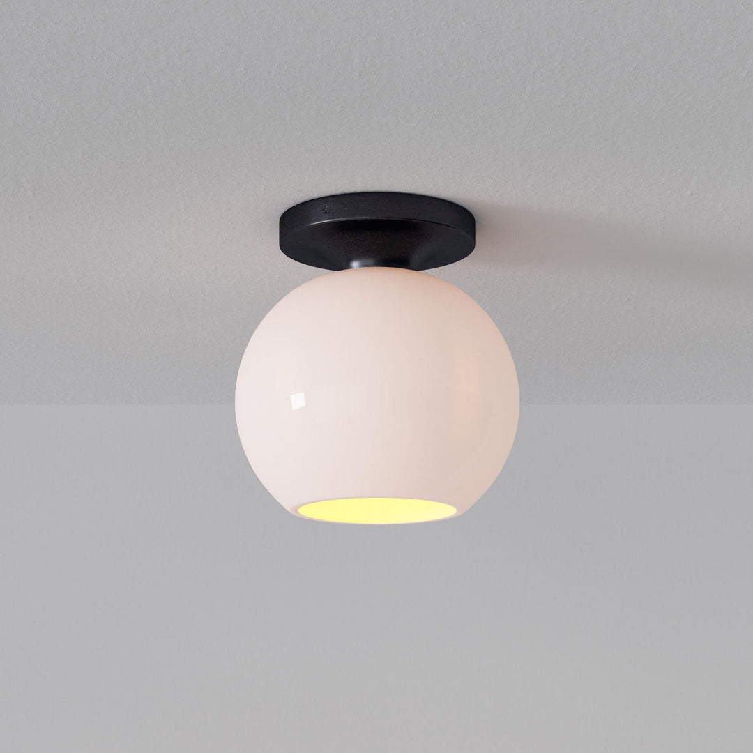 Selvion Modern Globe Pendant Light - Damp-Rated Bathroom Lighting - Luxe Glass Shade