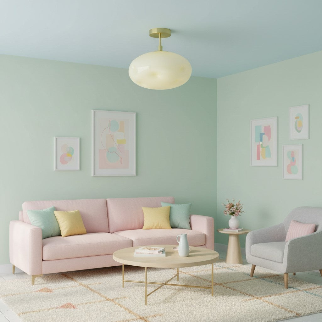 Orra Deckenlampe – Skulpturales Kugeldesign Modern Minimalistisch Vielseitig für Wohnzimmer