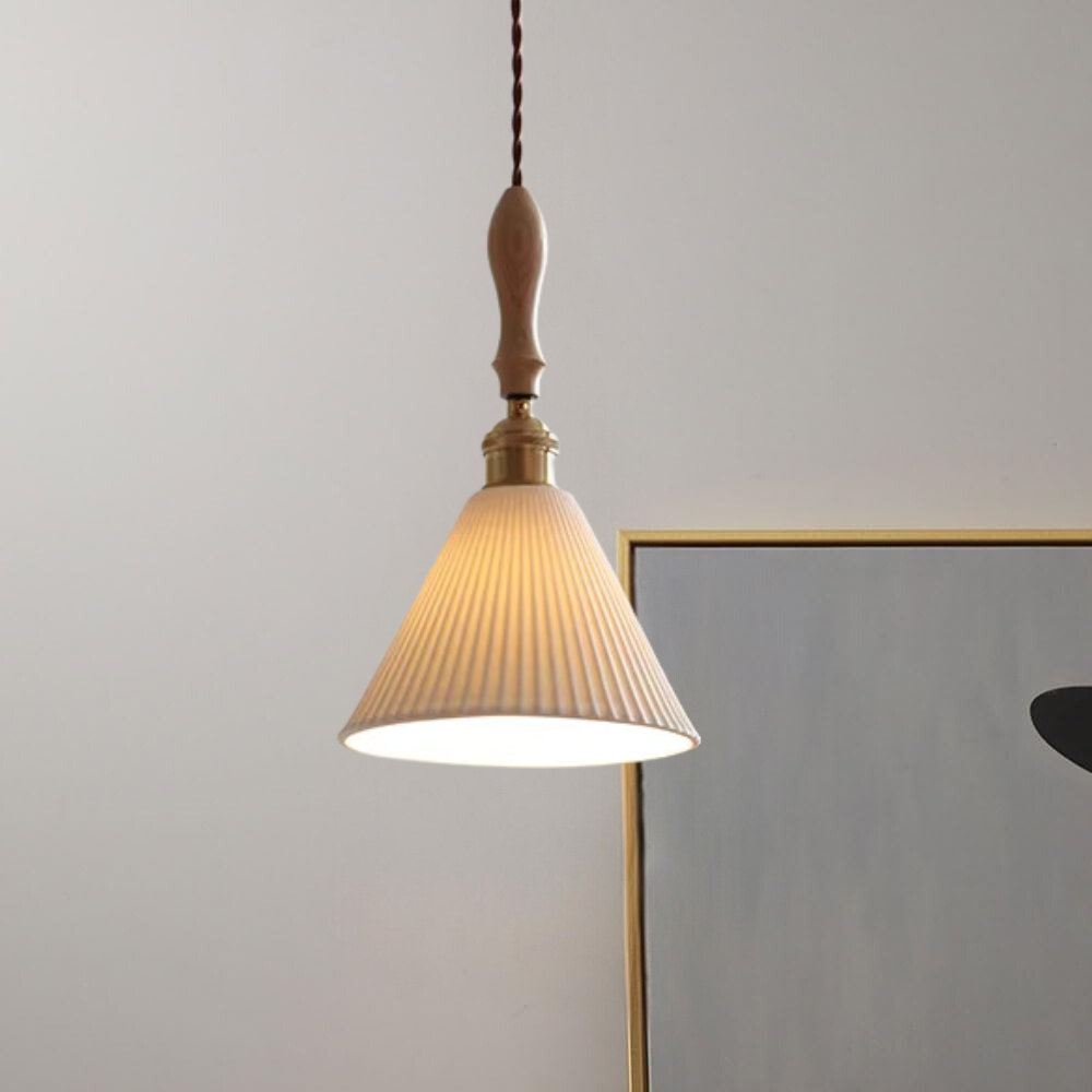 Suspension en verre céramique clair