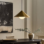 Load image into Gallery viewer, Brivana Adjustable Pendant – Cone Shade Light for Kitchen or Dining
