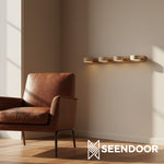 Afbeelding laden in galerijweergave, Elias Rustieke Verstelbare Travertijn Houten Wandlamp