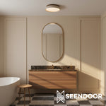 Afbeelding laden in galerijweergave, Moderne Scandinavische Travertijn Plafondlamp