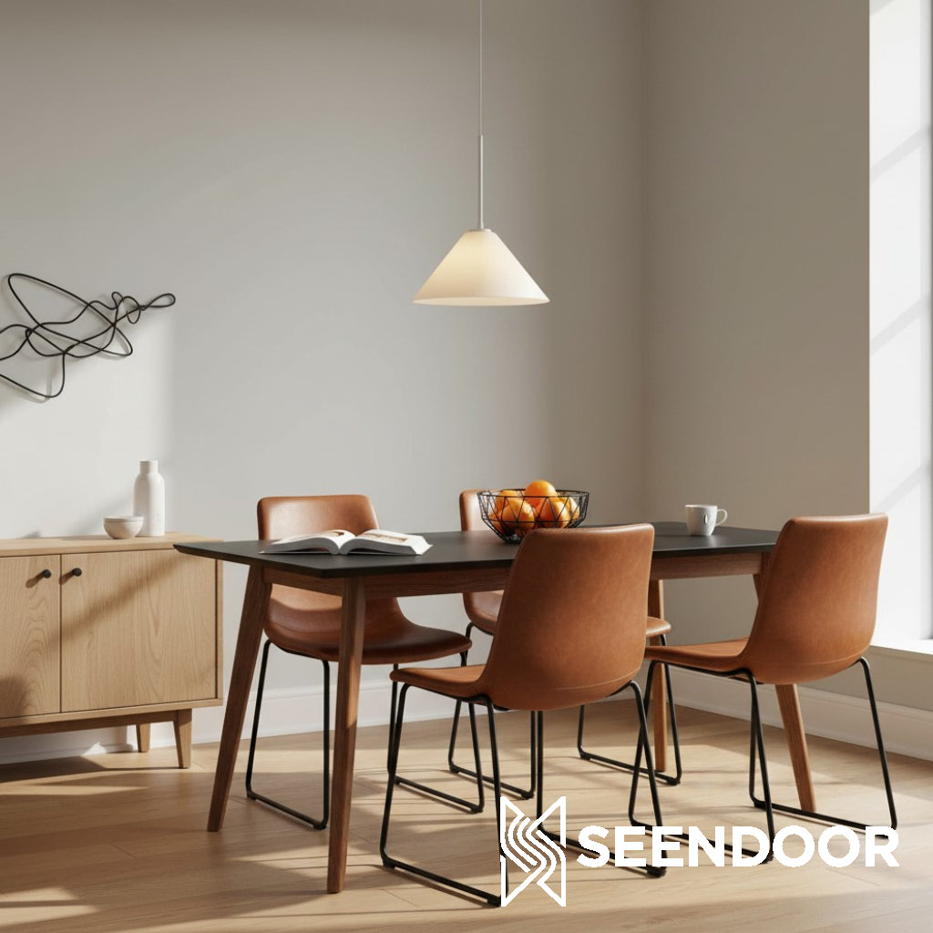 Breccan Moderne glazen kegel hanglamp