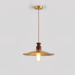 Load image into Gallery viewer, Brass Crest Pendant Light