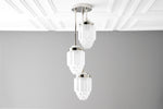 Load image into Gallery viewer, Tierlux Glass Pendant Light - Art Deco Globe Design
