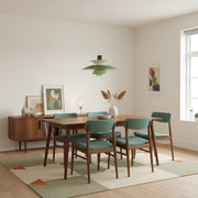 Lámpara Colgante Escandinava Moderna Layora – Diseño de Aluminio Multicolor para Comedor y Sala N38