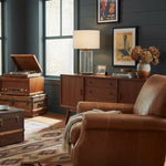 Afbeelding laden in galerijweergave, Sustaina Gerecyclede Glazen Tafellamp - Sculpturale Onregelmatige Vorm en Kuststijl voor Nachtkastje in Slaapkamer