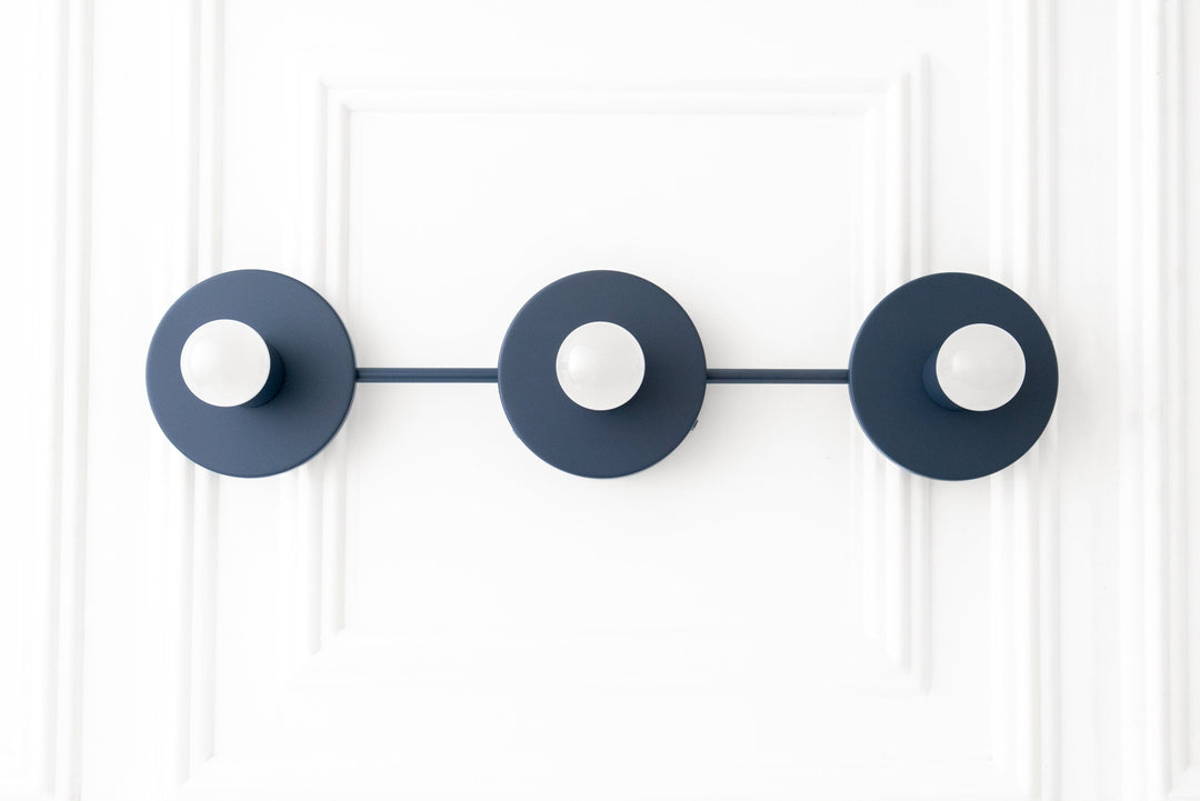 Radiro Globe Triple Sphere Modern Vanity Light for Bathroom