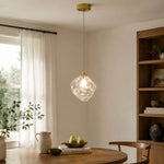 Charger l'image dans la visionneuse de la galerie, Glass pendant lamp in a bright kitchen