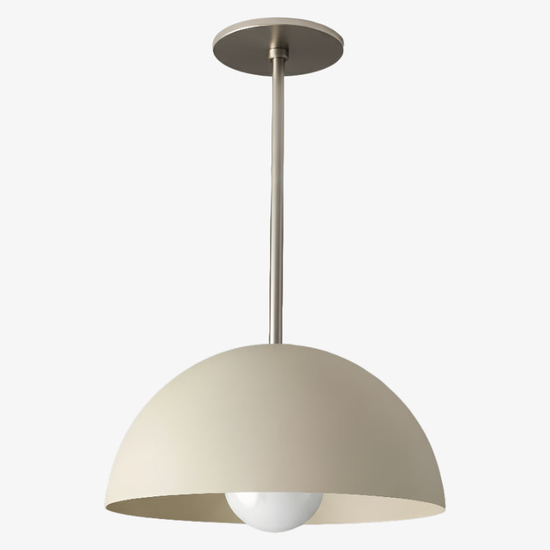 Metio Dome Pendant – Modern Metal Dome Lamp for Living Room & Bedroom