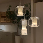 Bild in die Galerieansicht laden, Glas Alabaster-Pendelleuchte