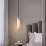 Load image into Gallery viewer, Alabaster Flute Pendant Light