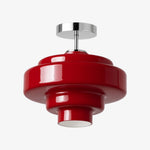 Load image into Gallery viewer, Koloro Glass Ceiling Light — Layered Rounded Design Lampshade for Hallway or Cloakroom