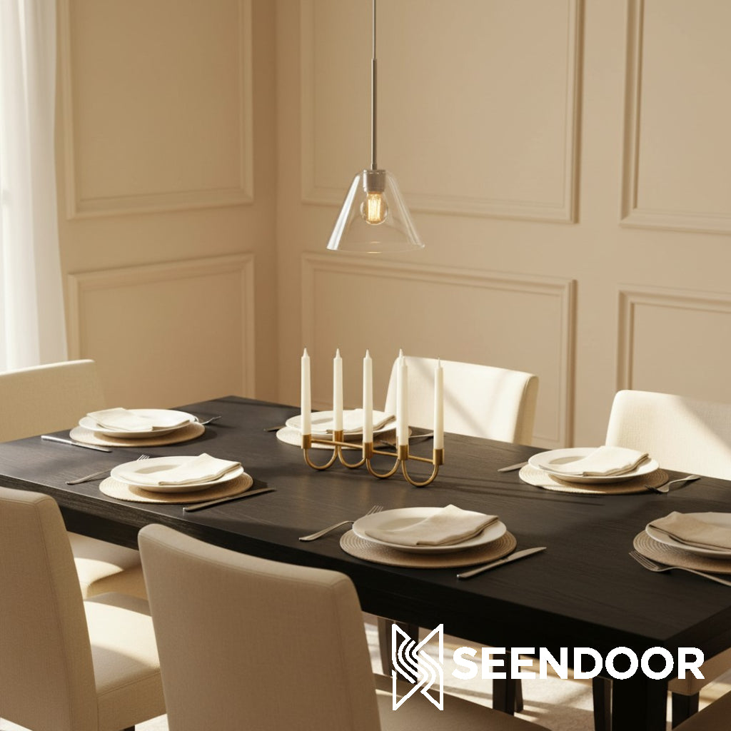 Breccan Moderne glazen kegel hanglamp