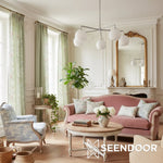 Load image into Gallery viewer, Selvion Curved-Arm Globe – Modern Chandelier for Dining &amp; Living
