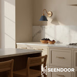 Afbeelding laden in galerijweergave, Penia Moderne Klassieke Industriële Afgeschuinde Wandlamp