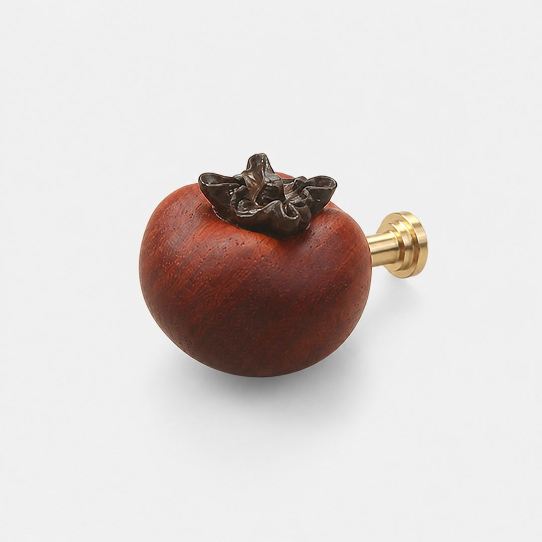 Accessori per mobili in legno lavorati a mano a forma di frutta