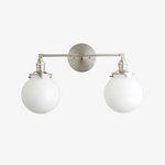 Load image into Gallery viewer, Lumio Globe Glass Globe Vanity Light - Modern Two Light Bathroom Sconce
