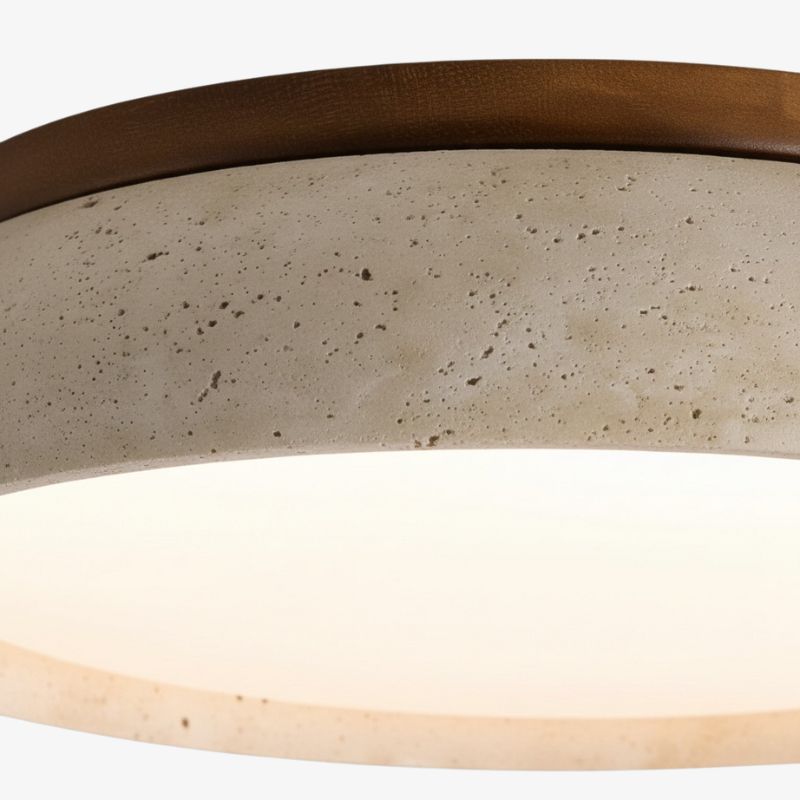 Moderne Scandinavische Travertijn Plafondlamp