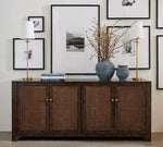 Load image into Gallery viewer, Rowan Modern Iron Table Lamp - Industrial Farmhouse Linen Bedside Reading Light
