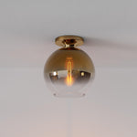 Load image into Gallery viewer, Selvion Modern Globe Pendant Light - Damp-Rated Bathroom Lighting - Luxe Glass Shade
