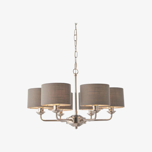 Candelabro Antiguo de Múltiples Brazos Tela - Diseño Elegante para Interiores del Hogar