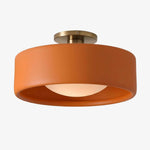 Load image into Gallery viewer, Cerova Modern Porcelain Flush Mount Ceiling Light– Elegant Ivory Shade