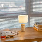 Kieselholz Tischlampe