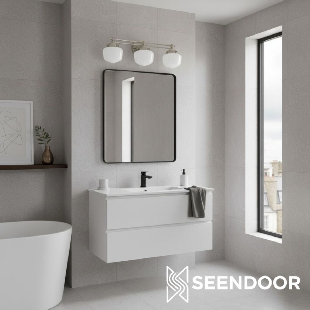 Opalume Multi-head Contemporary Wall Lamp for Mirror & Hallway