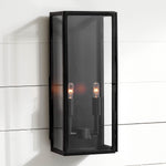 Load image into Gallery viewer, Ferrix Industrial Iron Outdoor Wall Lamp - Lighting Stylish Exterior Glass Lighting

