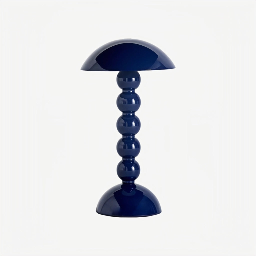 Lampe de table LED Modo – Base empilée en forme d'orbe Abat-jour en forme de champignon Parfaite pour le salon ou la chambre