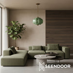 Load image into Gallery viewer, Eloise Vintage Glass Chandelier - Milk Glass Home Accent
