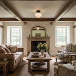 Load image into Gallery viewer, Geotower Glass Art Deco Ceiling Light - Glass Globe - Elegant Home Fixture
