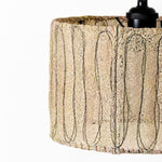 Carica l'immagine nella visualizzazione Galleria, Lampada a sospensione in luffa naturale - paralume intrecciato organico per sala da pranzo